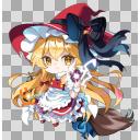 赤魔理沙立ち絵表情差分