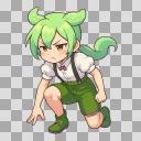 しゃがむずんだもん(ヒーロー着地/証拠発見/足跡を見つける/探偵/ロケットスタート)
