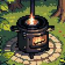 【TRPG】アイテム素材アイコン/キャンプ/ストープ/野営/料理【ゲーム/ドット絵/イラスト】