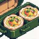 【TRPG】アイテム素材アイコン(キャンプ/弁当/食料品)【ゲーム/ドット絵/イラスト】