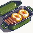 【TRPG】アイテム素材アイコン(キャンプ/弁当/食料品)【ゲーム/ドット絵/イラスト】