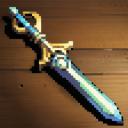 【TRPG】アイテム素材アイコン(伝説の剣/ソード)【ゲーム/ドット絵/イラスト】