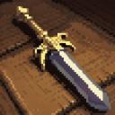 【TRPG】アイテム素材アイコン(伝説の剣/ソード)【ゲーム/ドット絵/イラスト】