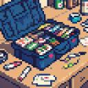 【TRPG】アイテム素材アイコン(支援物資/医療キット/救急箱)【ゲーム/ドット絵/イラスト】