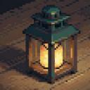 【TRPG】アイテム素材アイコン(ランタン/冒険/キャンプ/灯り)【ゲーム/ドット絵/イラスト】