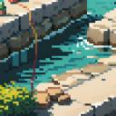 【TRPG】アイテム素材アイコン(水路/町)【ゲーム/ドット絵/イラスト】