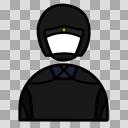  【素材】機動隊のアイコンイラスト