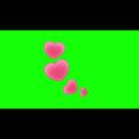 ハートの動画素材