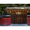 神社の門（厳島神社）