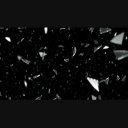 ガラスが降ってくる