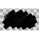 画像素材】斜めブラシ・ペンキ【黒】 - ニコニ・コモンズ
