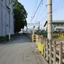 秩父駅付近の道