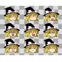 【AA準拠】ゆっくり魔理沙セット　その1