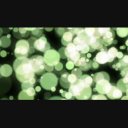 【720pHD】パーティクルがふわふわただよう グリーン版【光の粒子】 