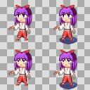 ドット絵で旧作靈夢