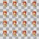 ドット絵でオレンジ