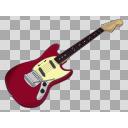 透過png Fender Mustang 69 赤 ニコニ コモンズ