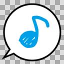【吹き出し素材５】うきうき♪