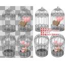 クリップアート 鳥かご ハート 修正 ニコニ コモンズ