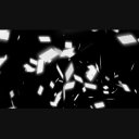 動画素材 光の紙吹雪 ニコニ コモンズ