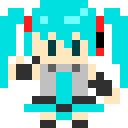 初音ミク ドット絵 ニコニ コモンズ