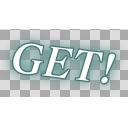 艦これ Get 文字素材 Hd対応 透過png ニコニ コモンズ