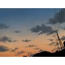 【手描き素材】夕焼け